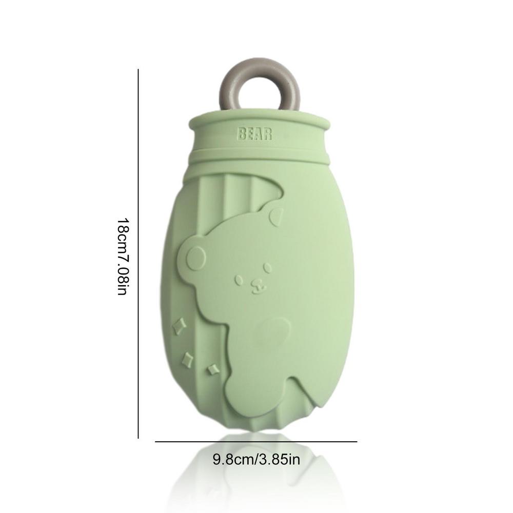 Hot Water Bottle Mini Silicone Water Refillable Compress Bag With Cover For Girls Portable Cold/Hot Compress To Cool/Warm Hands