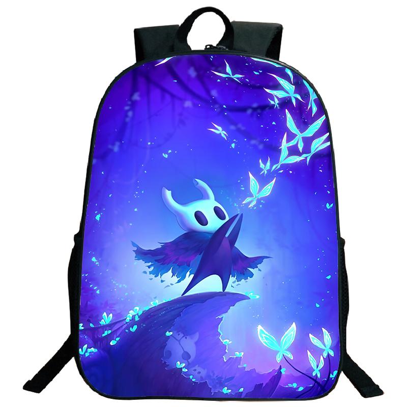 Hollow Knight Backpacks Hot Game Lightweight Laptop Teens School Bags Women Girls Capacity Cartoon Travel Mochilas