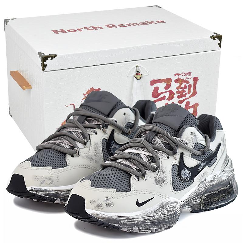 

Nike Air Max Fusion Abrasion Resistant Low top Running Shoes Men s White Gray CJ1670-102(Team679-S-BOX) 44.5