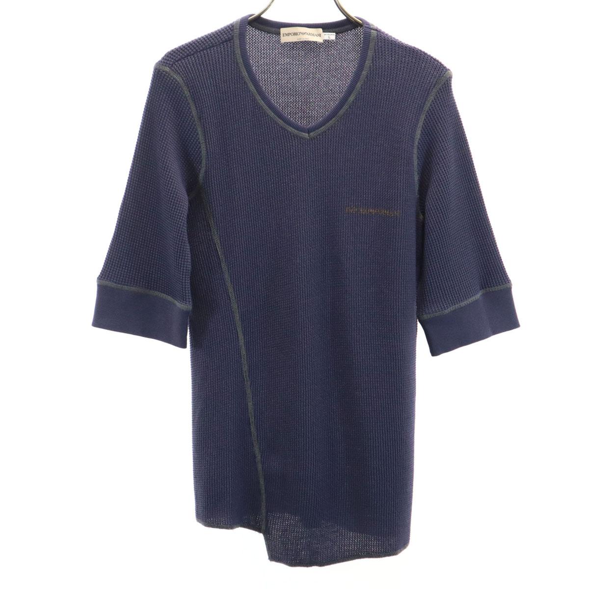 

Emporio Armani made in Italy Five-quarter sleeve V neck T-shirt Men s Used