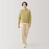 MUJI Andes Wool Mock Neck Light Size BA1P6A4A Women's Sweater, Yellow, L,