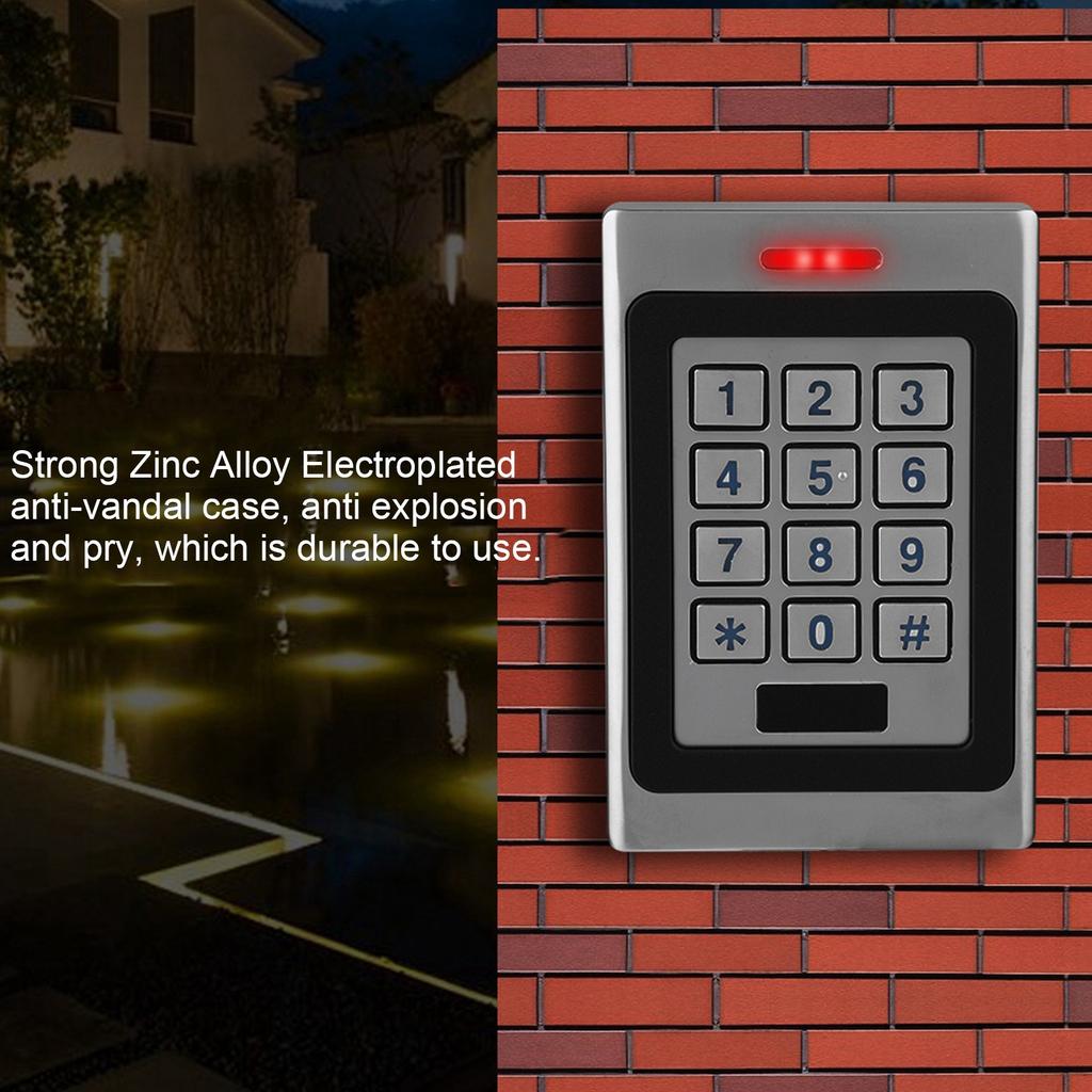 Türsprechanlage Sicherheitstür Zugangskontrolle IP67 RFID-Karte Türzugangskontroller Tastatur Sicherheitstür Zugangskontrollsystem