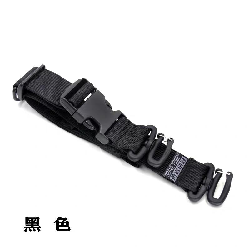 High Strength Nylon Tactical Adjustable Waist Bag Strap Outdoor Multifunction Quick-release Shoulder Strap Bag Accessories 3.8cm