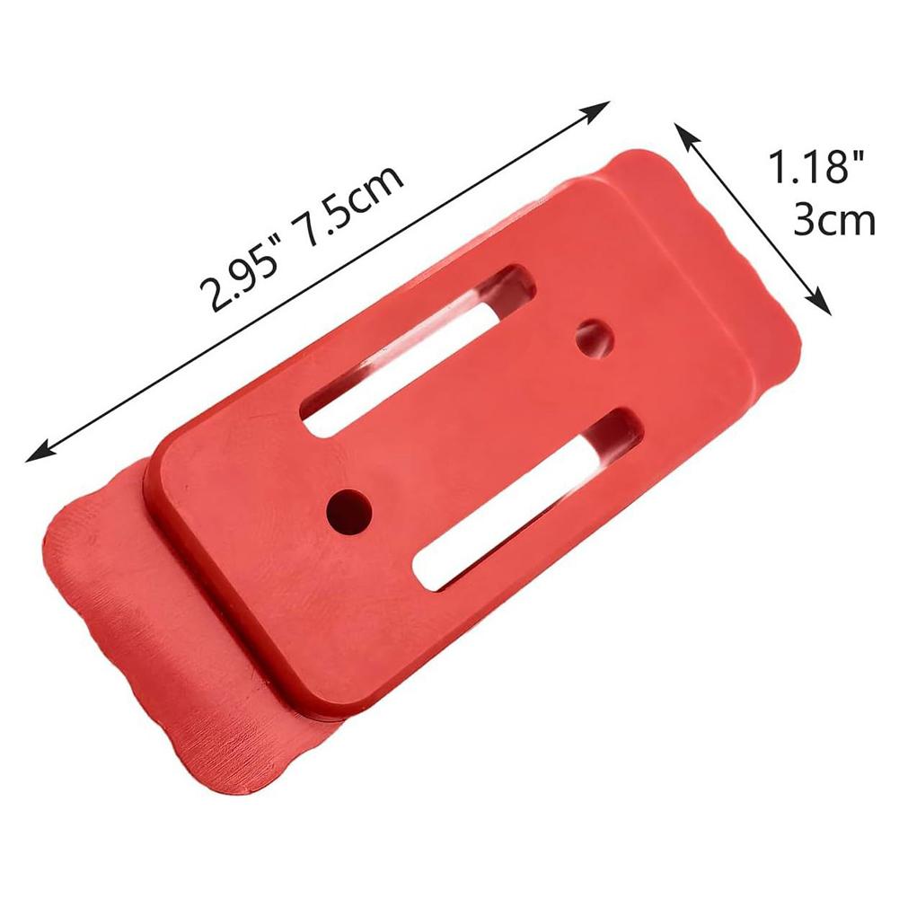5Pcs Mounting System Feet For Packout Abs Plastic Mounting Feet For Packout Accessories Feet Mounting System Red Black