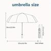 Green Day Art 8 Ribs 3Fold Black Glue Uv Protection Umbrella Sun Protection Rainproof Compact Folding Umbrella For Travel Daily Use C923693