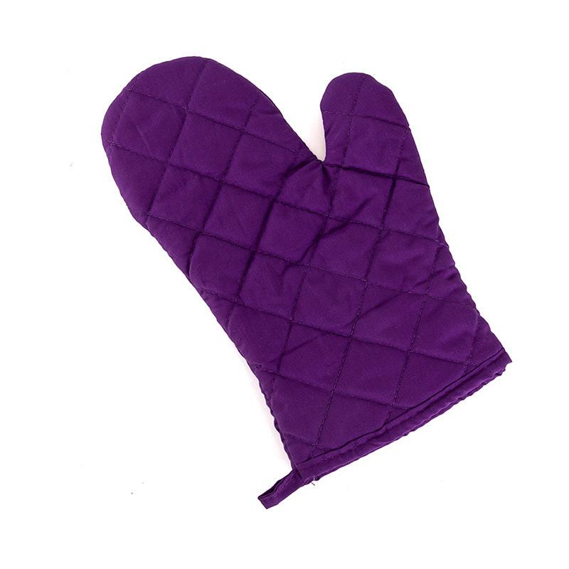 1Pcs Oven Mitts Heat Resistant Microwave Oven Glove Cotton Linen Baking Bbq Non-Slip Oven Mitts Kitchen Cooking Supplies Tools