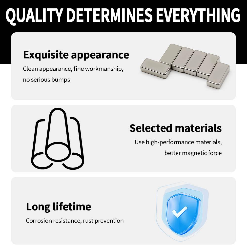 20x10x5mm Powerful Neodymium Magnet N35 NdfeB Permanent Magnetic imanes Block Super Strong Fridge Magnets DIY