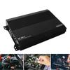 Car Stereo Aluminum Dissipation Power Amplifier for Car Speakers 4-Channel Amplifier, Alloy, High-Heat