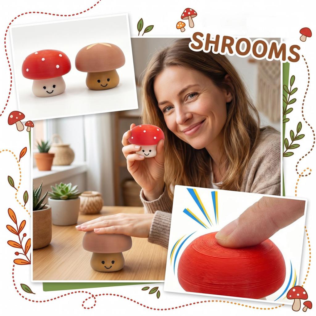 -shaped Pressure-relieving Toy - A Sensory Stress-relief Companion Suitable For All Ages.