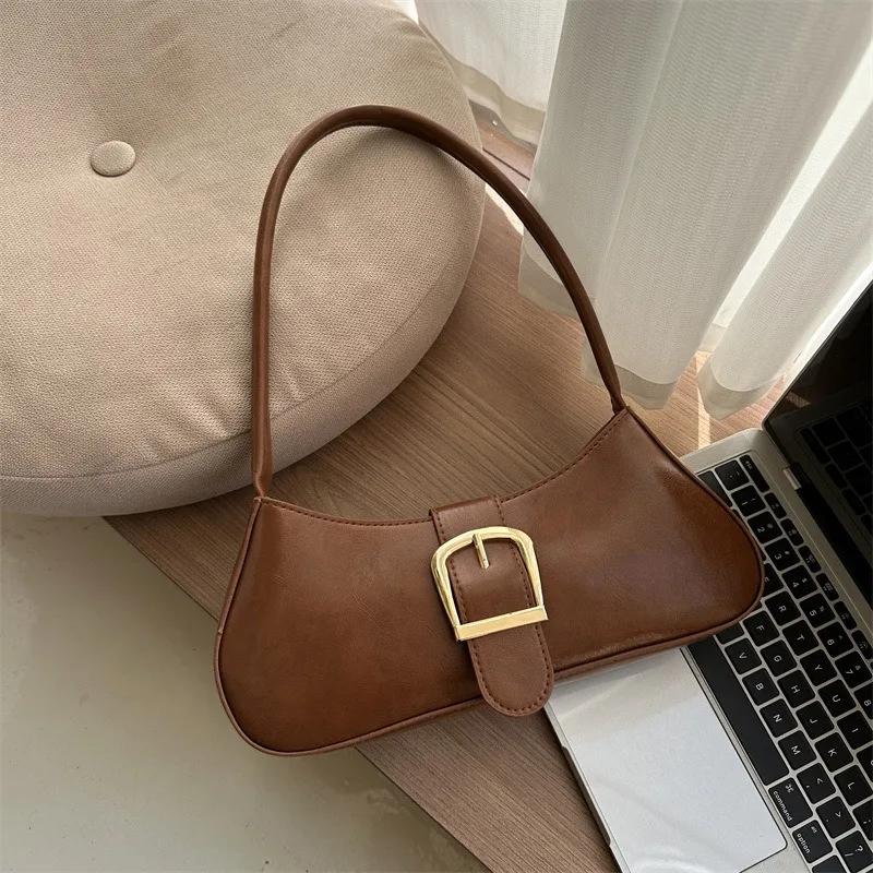 Feminine Shoulder Bag Armpit Bag Simple Casual Style Stick Fashion Trend Winter New