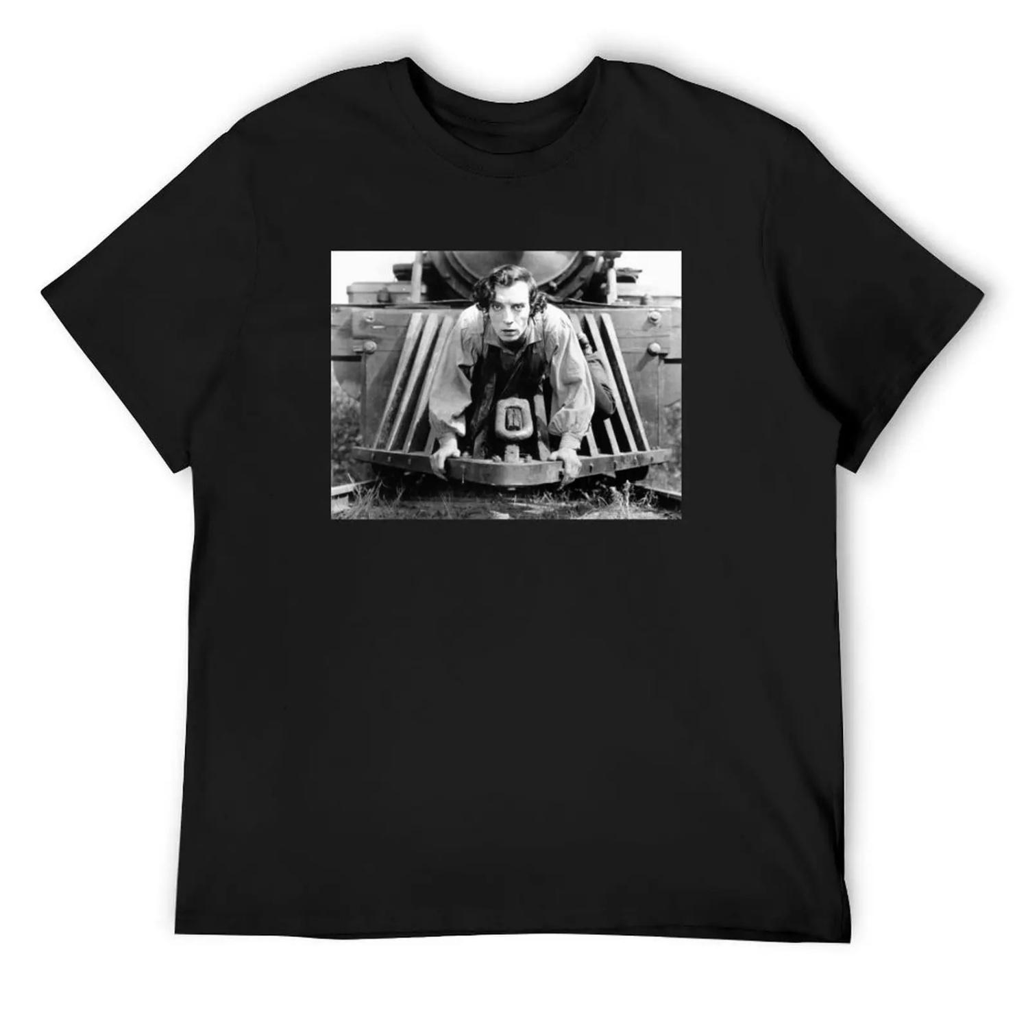 Buster Keaton The General 1926 T-Shirt graphic shirts shirts graphic tee man t shirt black t shirts for men S