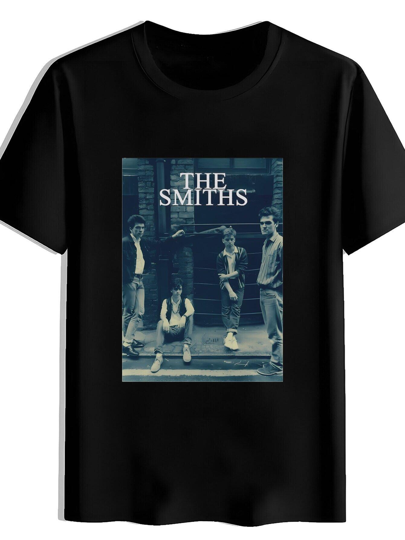 Vintage Rock Band Graphic T-shirt - The Smiths Retro Music Print XL