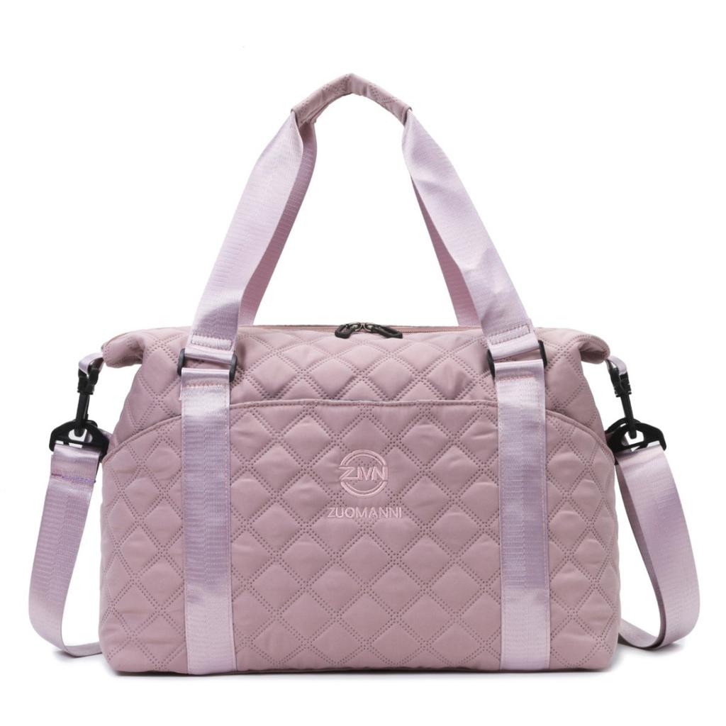 Dry and Wet Separation Exercise Training Fitness Yoga Bag for Short Trips, Multi-pocket Hand-held Pull-rod Travel Bag