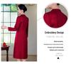 Elegant Two-Piece Mother of the Groom Dress for Autumn/Winter – Slim Fit, Plus Size Available