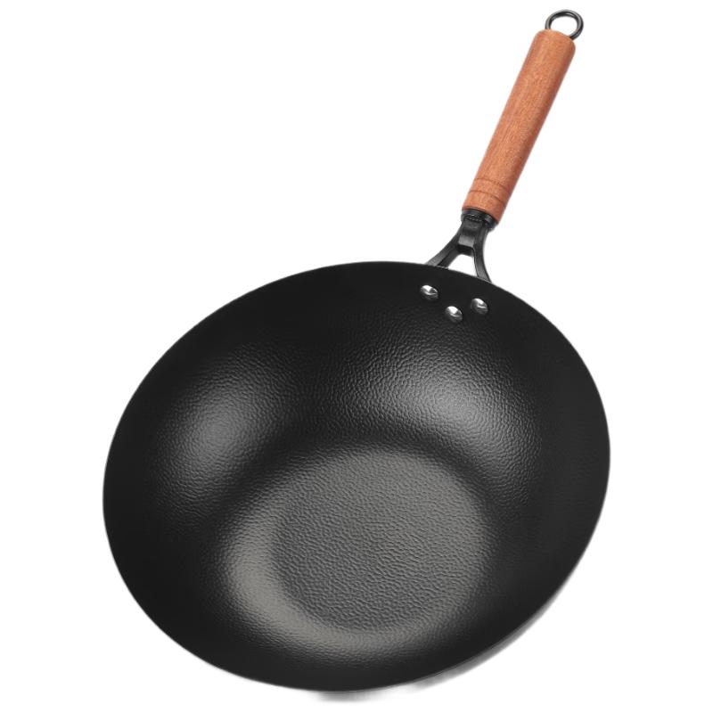 Yan Tiejian Hand-Forged Flat-Bottom Iron Wok