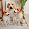Simulation Beagle Doll Large Dog Plush Toy Doll Living Room Ornaments Shooting Props Dolls Gifts