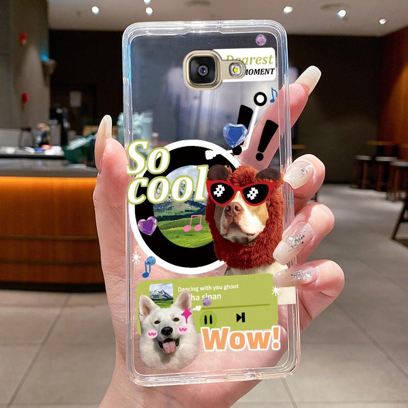 For Samsung Galaxy A5 2016 A3 2016 A7 2017 Case Flower Butterfly Soft Silicone Clear TPU Cover For Samsung A3 A5 2017 Cases Capa