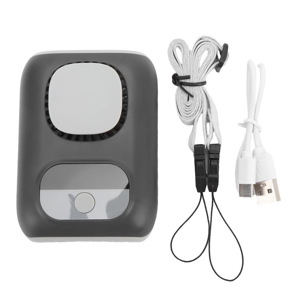 Personal Waist Fan 4000mAh Rechargeable Hanging Neck Fan With 5 Speeds Brushless Motor for Camping Outdoor Jobsite