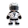 Plush Hockey Player Toy Soft Stuffed Figure with Helmet and Protective Gear Number Seven Design for Kids and Collectors