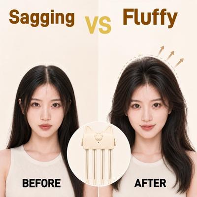 Heat Resistant Electric Heating Hair Roots Fixed Shape Clip Hair Root Lifting
