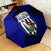 Bromwich Albion  Automatic Folding Umbrella - 8-Rib Travel Umbrella with Auto Open/Close & Portable Gifts for Holidays or Birthdays
