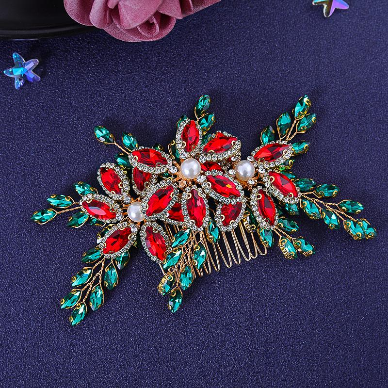 

Роскошный хрустальный гребень для волос ручной работы, жемчужная повязка на голову, тиара для женщин, выпускной вечер, свадебные аксессуары для волос, ювелирные изделия, гребень, тиара