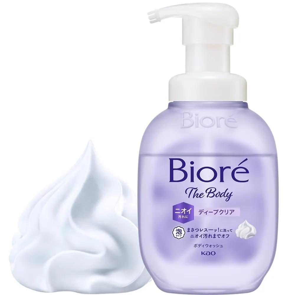 Biore The Body Глубоко очищающий пенящийся гель для душа 510 мл Набор из 4 штук
