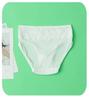 70g Pizzo 100% Seta di Gelso Intimo Triangolo Senza Cuciture a Vita Media - Sottile, Traspirante, Aderente ai Glutei Stile Estivo Donna