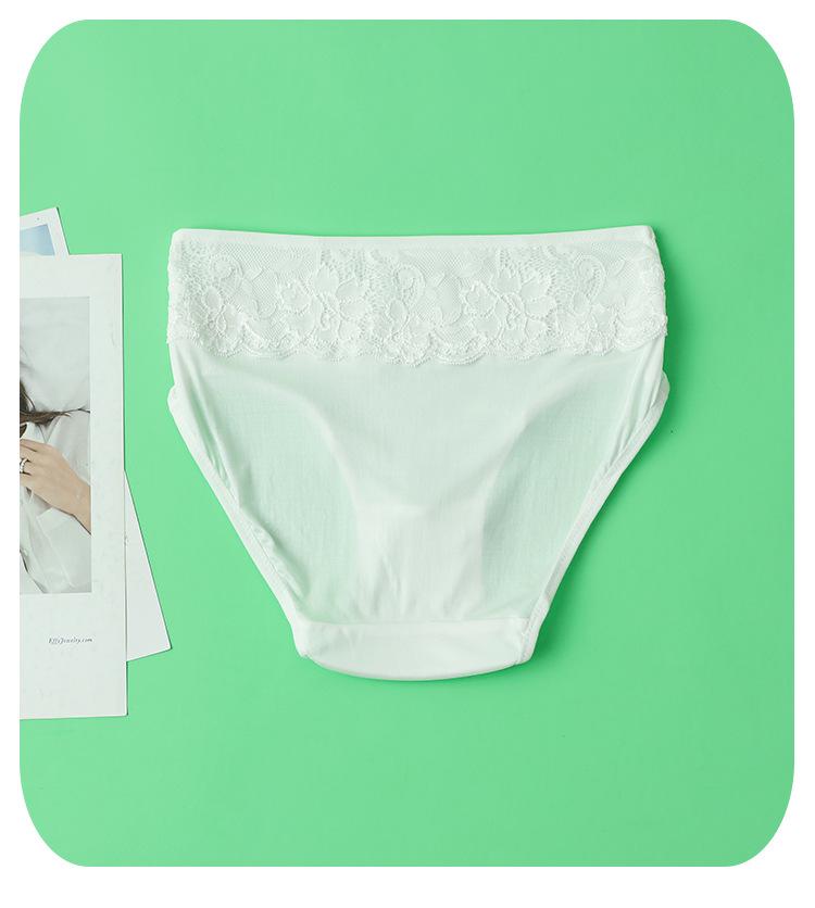 70g Pizzo 100% Seta di Gelso Intimo Triangolo Senza Cuciture a Vita Media - Sottile, Traspirante, Aderente ai Glutei Stile Estivo Donna