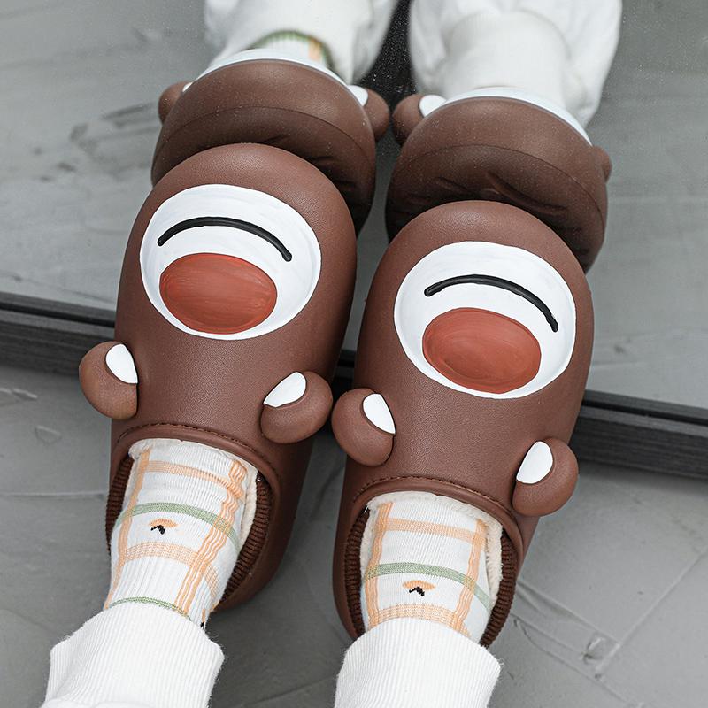 Детские модные тапочки из хлопка на толстой подошве больших размеров — фото 20