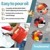 3 Pcs Fuel Gas Can Jug Spouts Nozzles & Rings & Caps For Blitz 900302 900092 900094 Old Style Easy To Tall And Use For Fuel, Diesel, Kerosene, Gas,