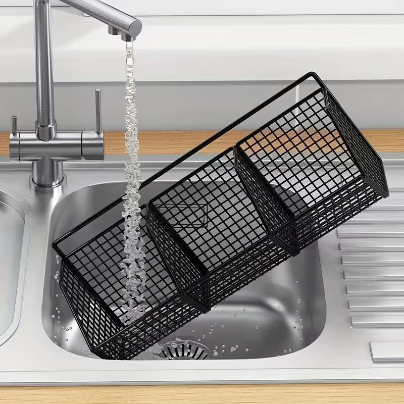 1Pc/Kitchen Wall-Mounted Storage Basket Rack, Wall Hanging Basket for Vegetables and Fruits, Storage Organizer