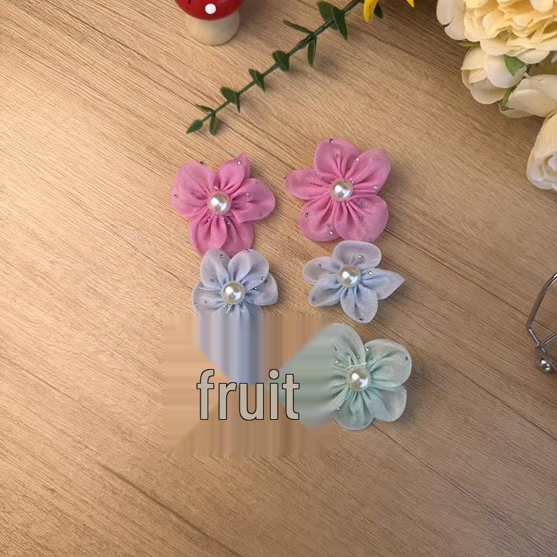 Korean Rhinestone Bow Claw Clip - Elegant Hair Accessory