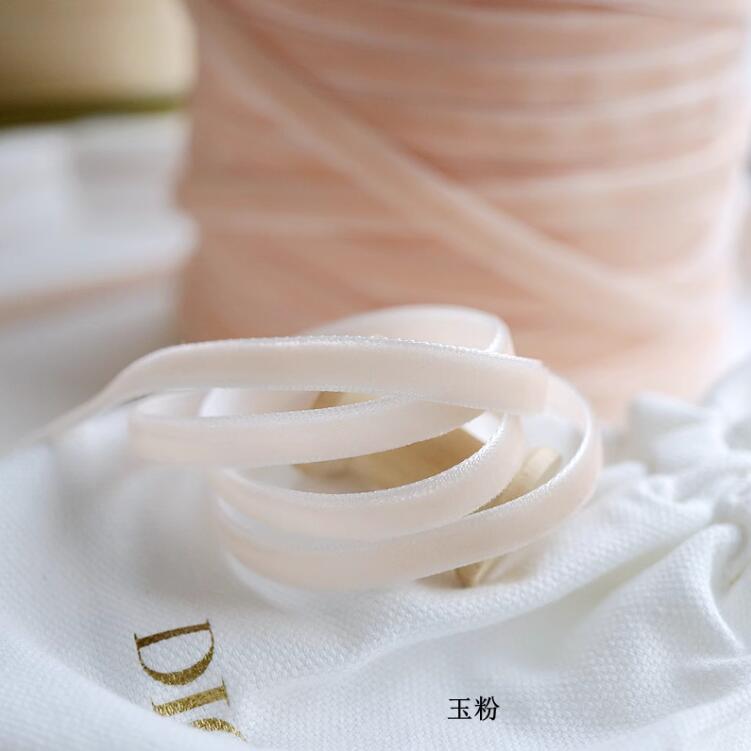 

10 ярдов Односторонняя плюшевая лента Бархатная лента Сделай сам Большой шерстяной помпон Кружевная отделка Материал для аксессуаров для волос светло-розовый