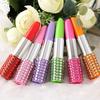 Korean Style Cute Rhinestone Lipstick Ballpoint Pen & Lip Balm – Gift Stationery