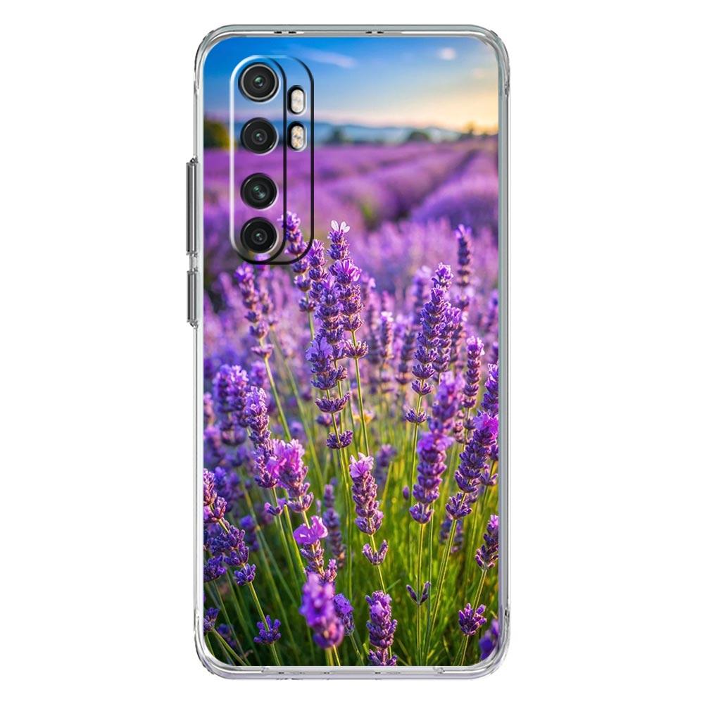 Simple lavender Purple flowers Phone Case For Xiaomi Mi Poco X6 X5 NFC X3 F6 F5 Pro F4 F3 15 14T 14 13T 12T 12 13 Lite 11 Cover