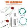 Car Air Diesel Gasket Ceramic Glow Plug Kit For 12V 2KW 5KW 8KW Glow Plug Repair Kit Heater Parking Heating Ignition Plug Kit