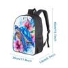 Sea Turtle Coral Print Single Layer Backpack Simple Style for Boys/Girls Children Best Gifts 2D Flat Cartoon School Bags