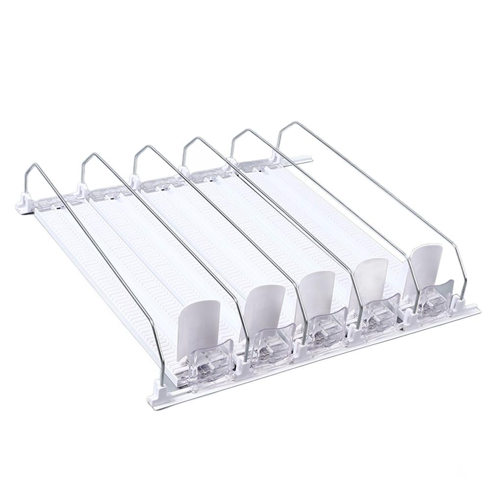 38cm Kühlschrank Getränkespender Verstellbarer Kühlschrank Selbstschiebender Soda Dosen Spender für Bier Limonade