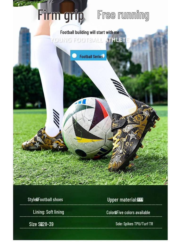 Kids Football Shoes with TF and AG Studs for Boys and Girls - Primary, Middle & Big Kids Training Shoes