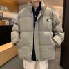 Unisex Corduroy Stand Collar Thick Cotton Jacket - Trendy Winter Coat for Couples