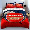 Set Biancheria da Letto Logo Arsenal Copripiumino Copripiumino Federe Decorazioni per la Casa (1 * Copripiumino 2 * Federe, senza piumino)