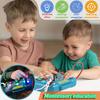 Children Busy Board Sensory Toy With LED Light Switch Control Board Travel Activities Thinking Game For 2-4 Years Old