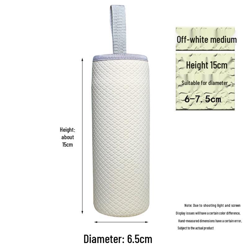 Univerzální ruční izolovaný protiskluzový embosovaný skleněný návlek na kelímek pro tepelnou izolaci a ochranu