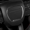 Steering Wheel Trim Cover, Carbon Fiber Central Steering Wheel Cover, Automotive Exterior for Challenger 2015 2021 for Dodge