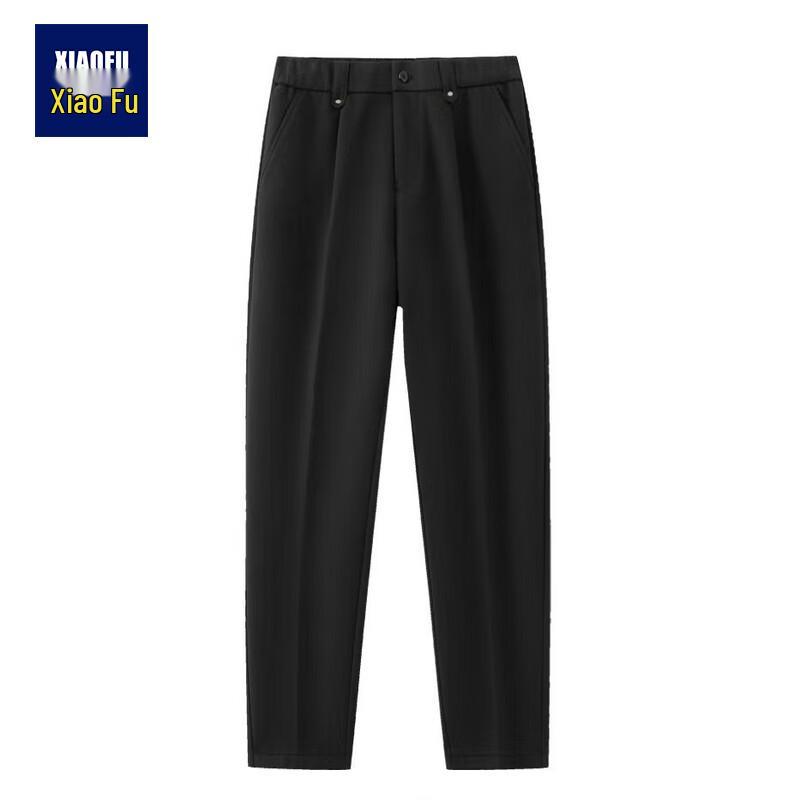 Men's Winter Light Luxury Straight-Leg Casual Pants
