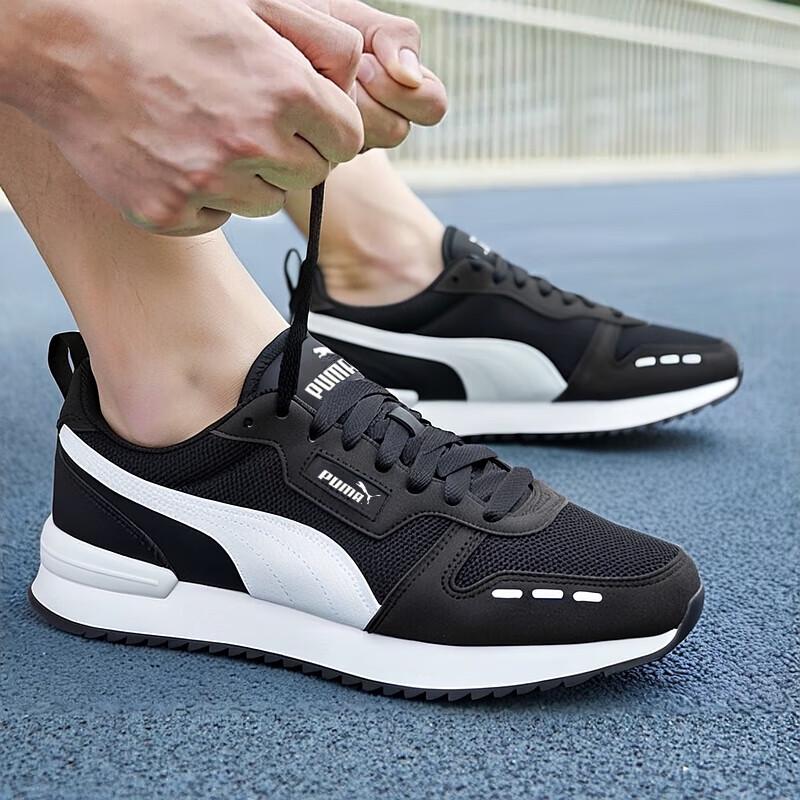 PUMA R78 Ретро Низкие Повседневные Кроссовки 3.5 черно-белый пумы