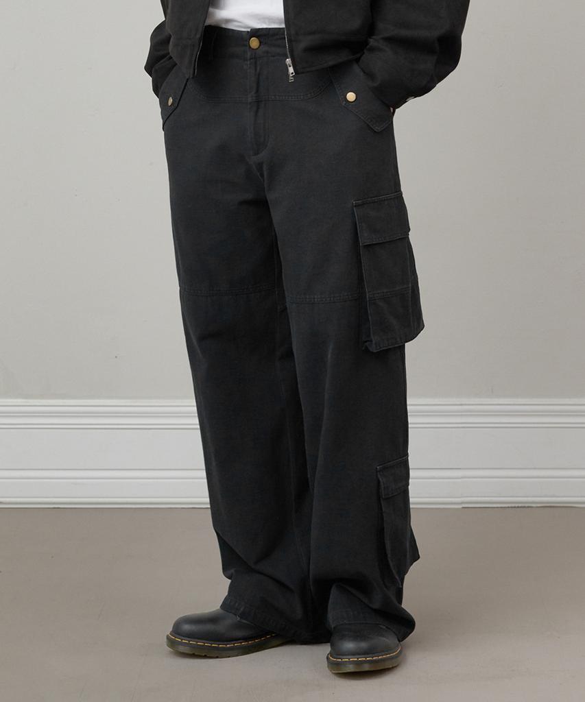 GLW Double Pocket Cargo Pants Black