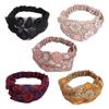 Non Slip Mesh Flower Headband Hair Hoop Wide Side Head Wrap Temperament Lace Hairbands  Daily