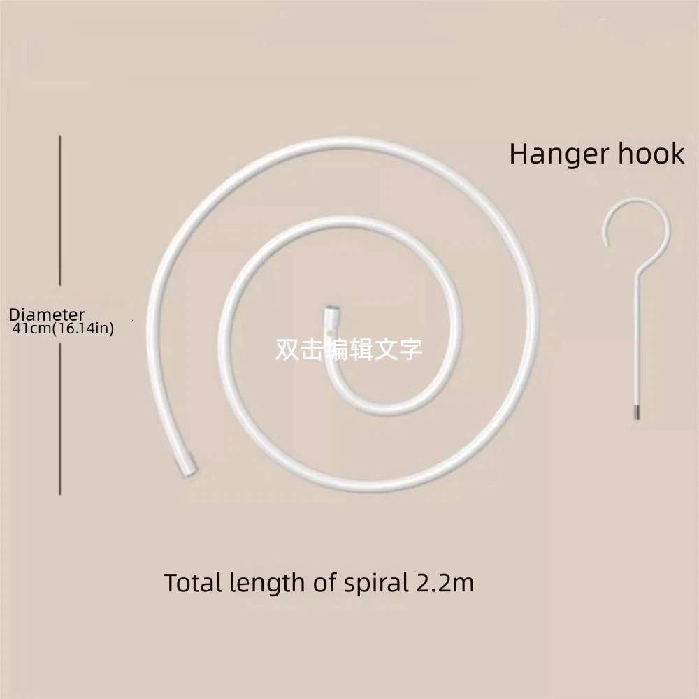 Rotating Quilt Sheet Hanger Round Spirals Clothes Pole Blanket Hanger Spirals Drying Rack  Outdoor